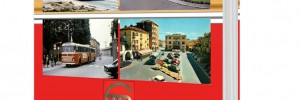 Blank vertical softcover book template with pages.